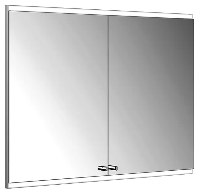 ACTIS-Spiegelschrank Alu m LED-Beleucht. 1000x700x160mm 2-türig Wandeinbau