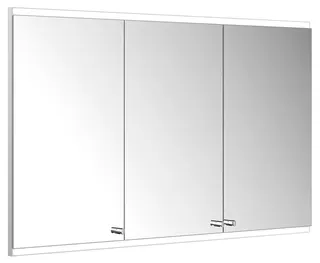ACTIS-Spiegelschrank Alu m LED-Beleucht. 1200x700x160mm 3-türig Wandeinbau