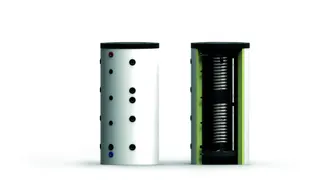 TE Hygienespeicher WPKS 825 Edelstahlwellrohr, EEK C, silber – Bild 2