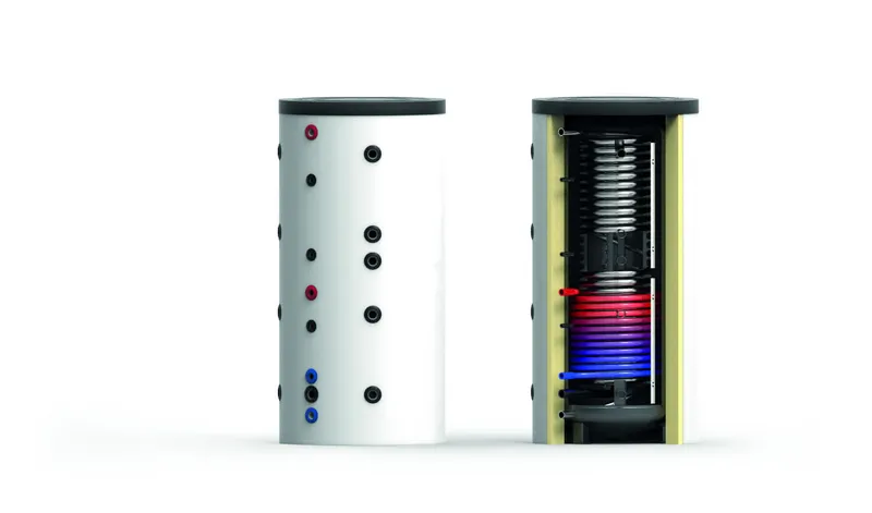 TE Hygienespeicher WPKS-1W 825 1 WT, Edelstahlwellrohr, EEK C, silber