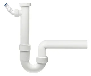 comfort-PP-Spülensiphon 1 1/2" mit einem Geräteanschluss DN 40