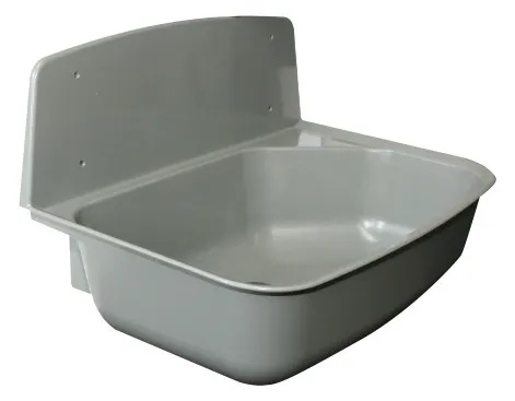 comfort-Kunststoff-Univ.-Ausgußbecken 526x367x342mm 100% Recycling grau