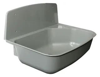 comfort-Kunststoff-Univ.-Ausgußbecken 526x367x342mm 100% Recycling grau