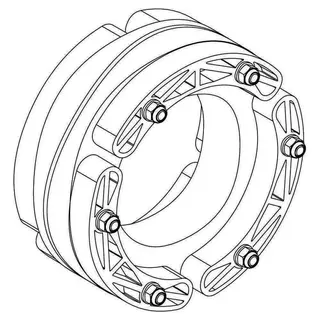 RAUTHERMEX/RAUVIPEX Dichtflansch FA 40-B 200-202/300 – Bild 2