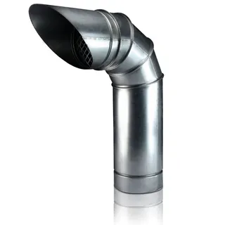 Ausblasbogen DN 100 90G V2A