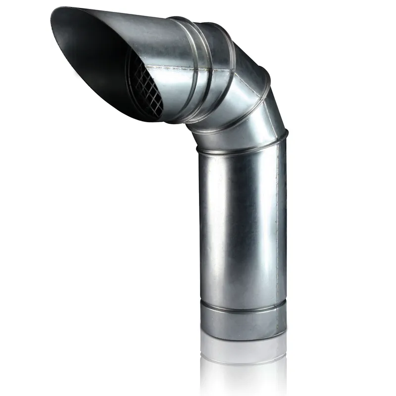 Ausblasbogen DN 400 90G V2A