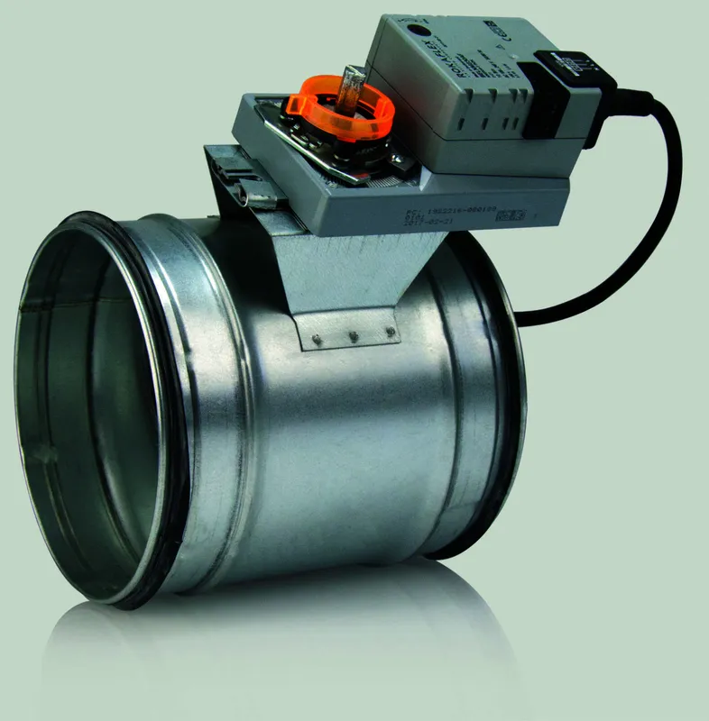 Absperrklappe DN 315 m.Stellmotor LM230V verzinkt, mit Dichtung