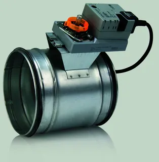 Absperrklappe DN 250 m.Stellmotor LM230V verzinkt, mit Dichtung