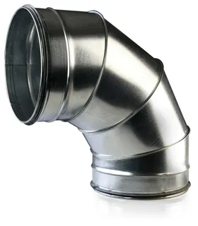 Bogen Segment DN 560 90G verzinkt, mit Dichtung