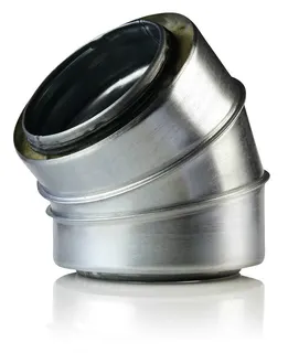 Bogen 100/132-45 isol. 15mm, verzinkt