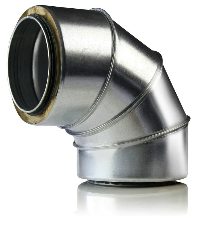 Bogen 100/132-90 isol. 15mm, verzinkt