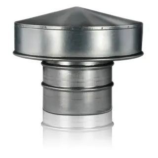 Dachhaube DN 160 verzinkt