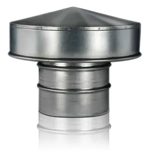 Dachhaube DN 300 V2A, passt in Rohr