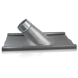 Dacheindeckung Schrägdach DN 315 31-45G Platte aus Perform mit Wasserkragen