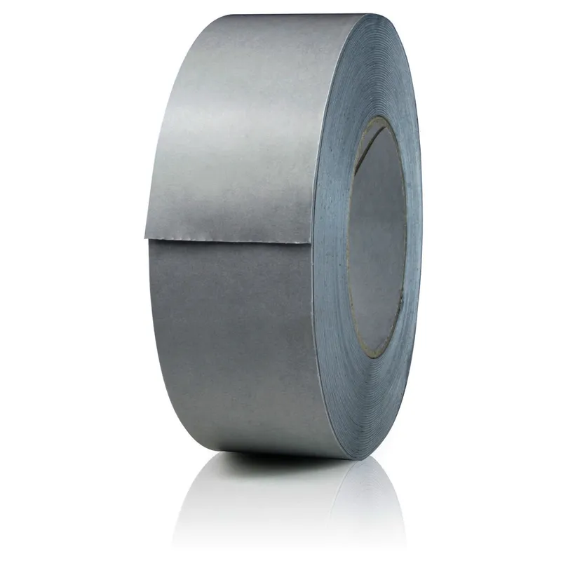 Alu-Kaltschrumpfband B=50mm, 15m Rolle Alu-Butyl-Klebeband