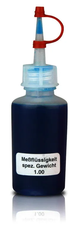 Meßflüssigkeit f. Manometer, blau, 50 ml Dichte 1.0 (spezifisches Gewicht)