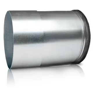 Schiebemuffe kurz DN 150, L=130 mm verzinkt, m. Dichtung