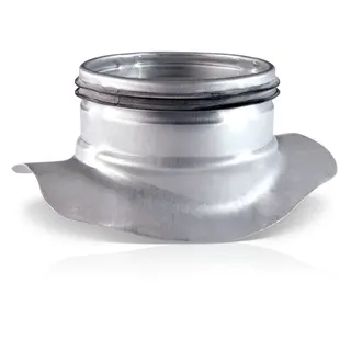 Wickelfalz Sattelstutzen SSD m.Dichtung DN 125 gepresst für Rohr DN 125