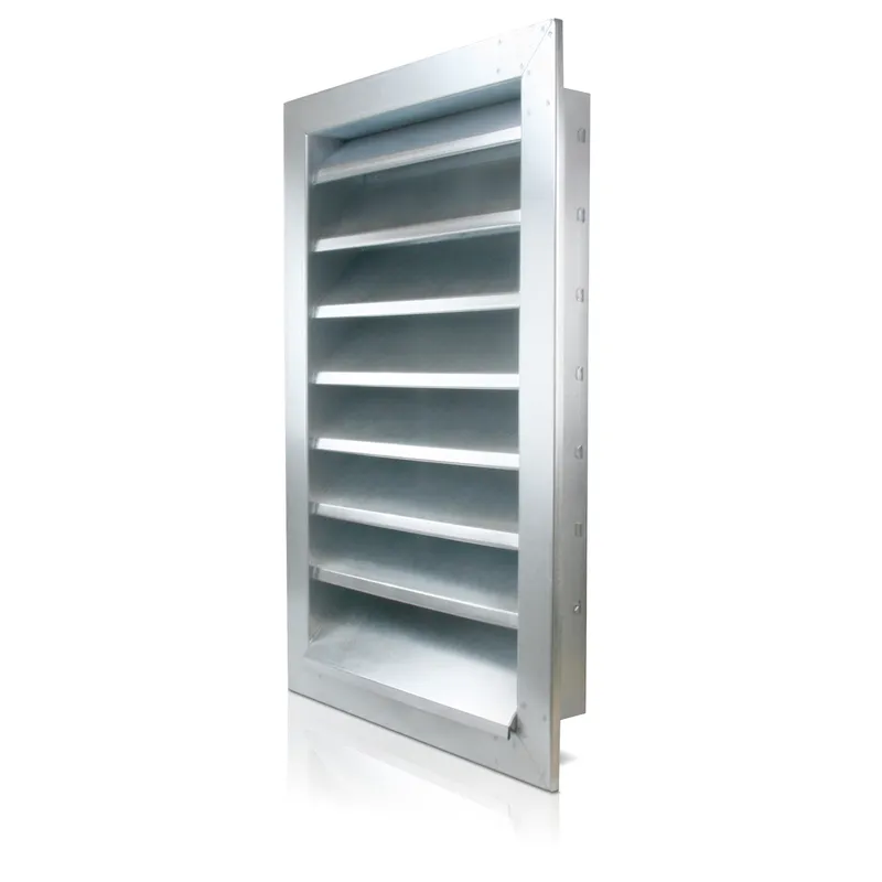 Wetterschutzgitter V2A BxH 385x1320 für Einbauöffnung (ohne MR) B+15/H+15mm
