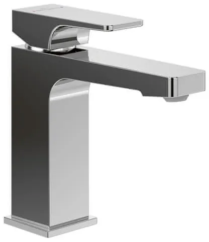 Villeroy & Boch Einhebel-Waschtisch-Arm. Architectura Square 50x161x165mm Zugst-Ablgarn. Chrom