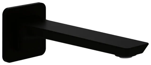 Villeroy & Boch Badewannenauslauf Subway 3.0 75x75x216mm für Wandmontage Matt Black