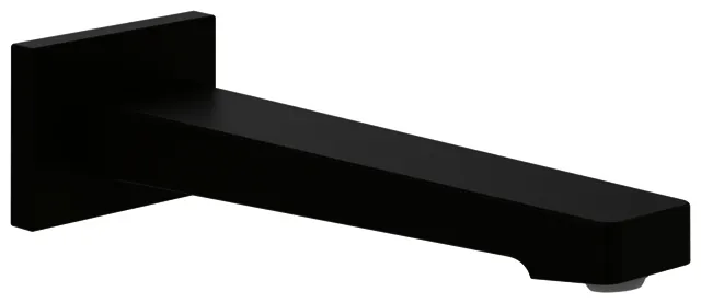 Villeroy & Boch Badewannenauslauf Architectura Square 75x55x224mm für Wandmontage Matt Black