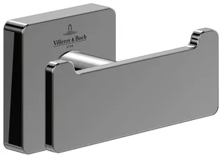 VB Doppel-Handtuchhaken Elements - Striking 80x44x45mm Chrom