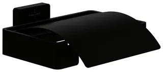VB Toilettenpapierhalter mD Elements - Striking 131x115x45mm Matt Black