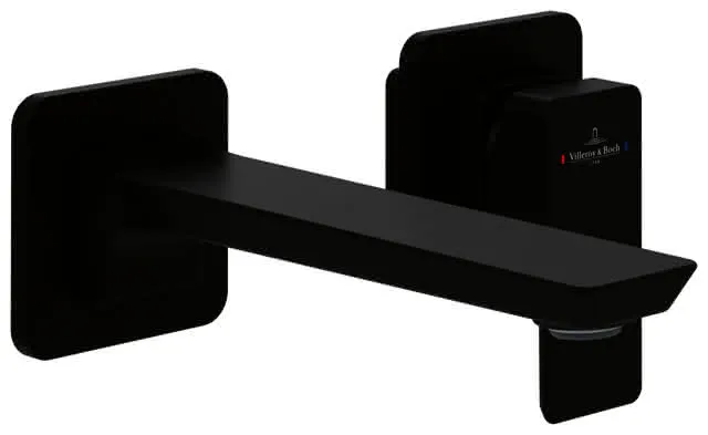 Villeroy & Boch Einhebel-Waschtisch-Armatur Subway 3.0 225x 115x215mm o Ablaufgarnitur Matt Black