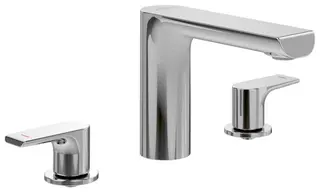 VB Dreiloch-Waschtischarmatur Liberty 312x122x178mm ohne Ablaufgarnitur Chrom