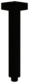 VB Regenbrausearm Universal Showers 58x 58x212mm Deckenmontage Eckig Matt Black