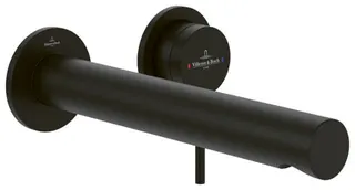 VB Waschtischauslauf-Set Loop&Friends 10 60x60x225mm o. Ablaufgarnitur Matt Black