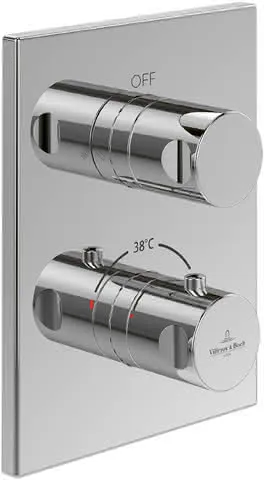 Villeroy & Boch Unterputz-ThermostatUniversal Taps 150x190x58mm Dusche Eckig Chrom