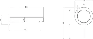 Villeroy & Boch Waschtischauslauf-Set Loop&Friends 10 60x60x225mm ohne Ablaufgarnitur Chrom – Bild 2