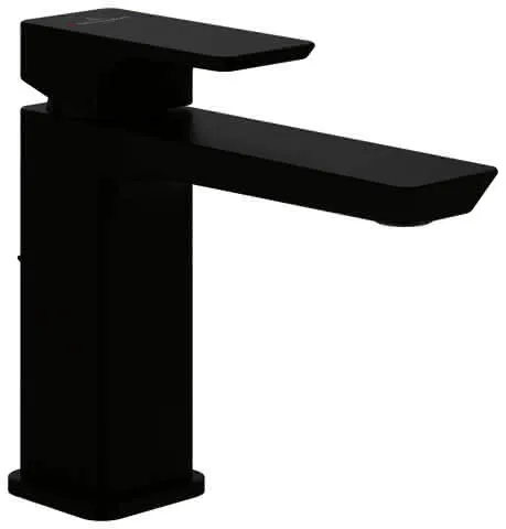 Villeroy & Boch Einhebel-Waschtisch-Arm. Subway 3.0 51x155x176mm Zugst-Ablgarn. Matt Black