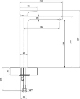 Villeroy & Boch Einhebel-Waschtisch-Armatur erhöht Liberty 43x309x233mm o Ablaufgarnitur Chrom – Bild 2