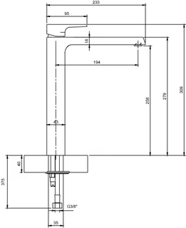 Villeroy & Boch Einhebel-Waschtisch-Armatur erhöht Liberty 43x309x233mm o Ablaufgarnitur Chrom – Bild 3