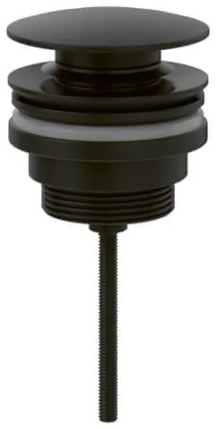 Villeroy & Boch Push-Open-Ablaufgarnitur Universal Taps&Fittings 63x61x63mm Matt Black