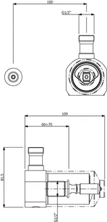 Villeroy & Boch Universal-EinbaukörperLoop&Friends TVW10611B150 100x49x100mm Matt Black – Bild 3