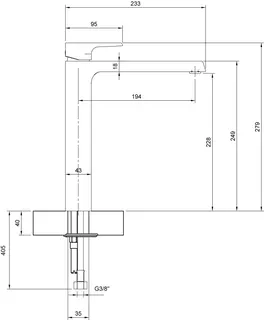 Villeroy & Boch Einhebel-Waschtisch-Armatur erhöht Liberty 43x279x233mm o Ablaufgarnitur Chrom – Bild 2