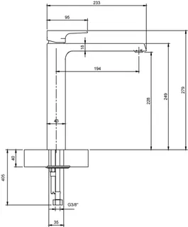 Villeroy & Boch Einhebel-Waschtisch-Armatur erhöht Liberty 43x279x233mm o Ablaufgarnitur Chrom – Bild 3