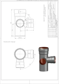 LORO-X RED-ECKABZWEIG 87 GRAD, DN 100/70/70 – Bild 2