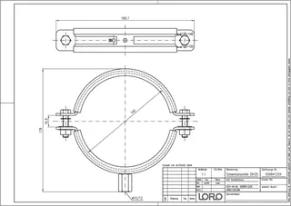 LORO-X SCHWERLASTSCHELLE-BIS-M.KOMBI GEW.,10/12,M.SCHALLD.DN 125 – Bild 2