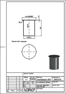 LORO-X ENDKAPPE M.VERLAENG.DN 70 – Bild 2