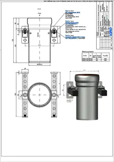 LX-FALLROHRSTÜTZE M.BEFESTIGUNGSKONSOLE 320 MM,U.SCHALLENTKOPPLUNG DN 150 – Bild 2