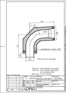 LORO-VERBUNDROHR-BOGEN SILENT 87 GR. DN 50 – Bild 2