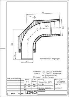 LORO-VERBUNDROHR-BOGEN 87 GR.DN 70 – Bild 2