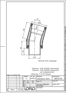 LORO-VERBUNDROHR-BOGEN 15 GR.DN 70 – Bild 2