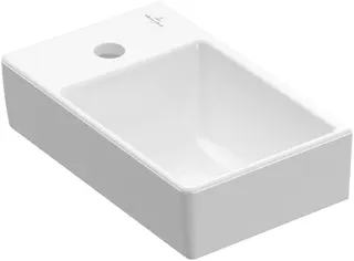 ARTO-Handwaschbecken 360x220mm A23 Typ CeramicPlus Be re 1HL oÜL unterbauf weiß