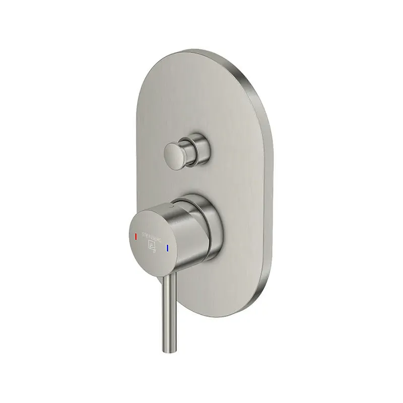Steinberg Fertigmontageset für Wanne/Brause-EHM 100 2103 3 BN, brushed nickel